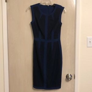 Navy & Black BCBG Dress
